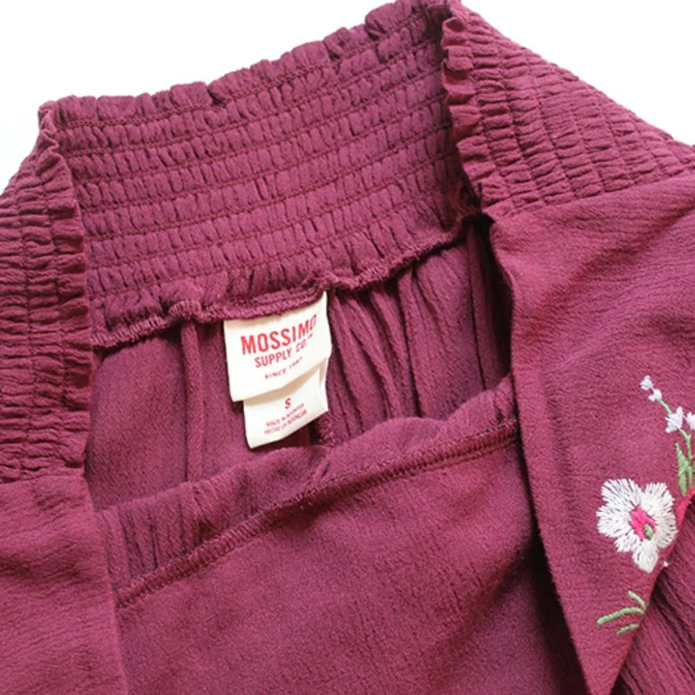 Embroidered Ruffle Shorts - Picture 2 of 4